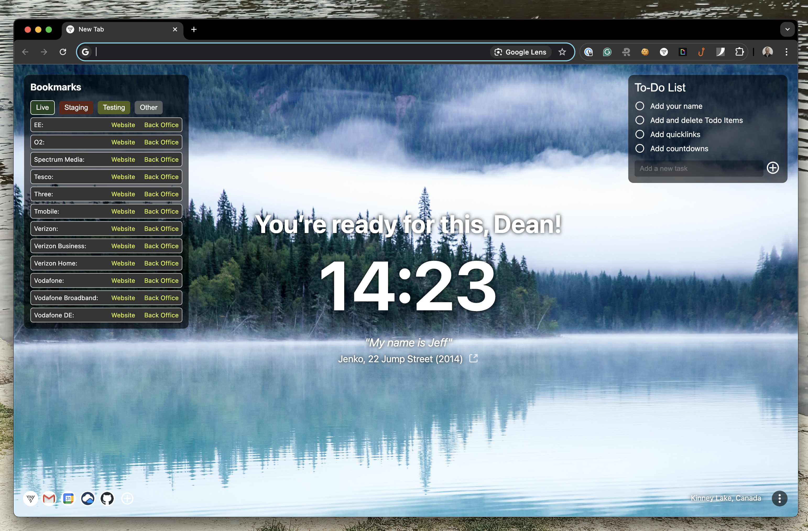 Compass Chrome Extension Screenshot